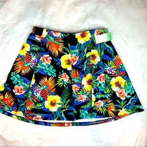 Skirt Floral Hawaiian Print Size Large